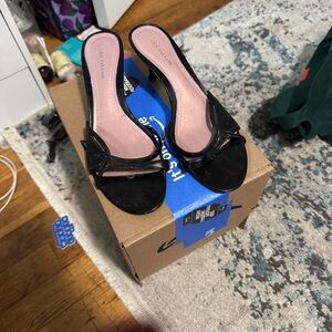 Ann Taylor Black Women's Mules